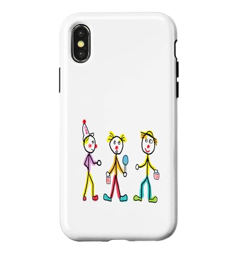 Circus Clowns Case for iPhone X/XS