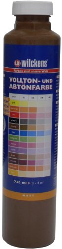 Wilckens Vollton- und Abtönfarbe matt, 750 ml, Braun