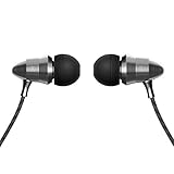 in Ear Metal Bullet Earbuds Super Bass Noise Isolating Earphones Wired Headphones with Mic for iPhone IPad Android Smartphone Tablet Laptop Computer Mp3/4 (Silver)