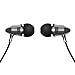 in Ear Metal Bullet Earbuds Super Bass Noise Isolating Earphones Wired Headphones with Mic for iPhone IPad Android Smartphone Tablet Laptop Computer Mp3/4 (Silver)