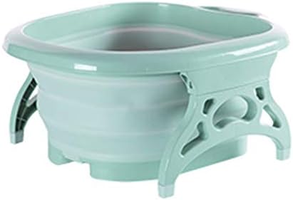Foot Bath Barrel Wash The Foot Bucket Pedicure Bucket Foldable Plastic Foot Tub Green Massage Bucket Spa Massage Pedicure Bucket Household Foot Bath Barrel Give Your Family The Best Gift