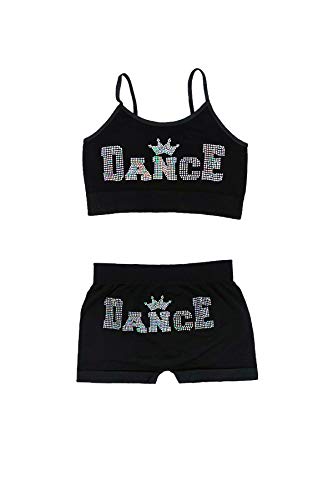 Kurve Medium Length Bandeau Bra Top - UPF 50+ UV Protective, Made In USA, Black/White/Charcoal Set - View #7