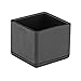 1” x 1” Square Chair Leg Caps, WarmHut 32pcs Black Anti-Slip 1 Inch Chair Leg Floor Protectors Chair Table Bar Stool Leg Covers Furniture Leg Cube Feet