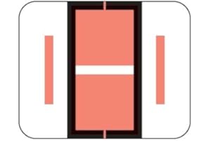 Doctor Stuff - File Folder Labels, Alphabet Letter I, Compatible with Smead BCCR/BCCS - TPAM Series, Pink, 1" x 1-1/4", 500/Roll