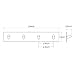 HOMEIDEAS Self Adhesive Hook, Towel Hook SUS 304 Stainless Steel Bathroom Kitchen Organizer, Brushed Finish, Pack of 1