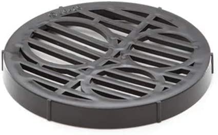 Drain Cover 7” Round 175mm Black Plastic Grate Gulley Grid Leaf Guard Gutter