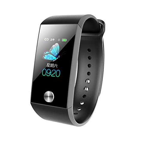 Fitness Tracker,Heart Rate Monitor Smart Watch Smart Bracelet with Blood Pressure and Sleep Monitor(Black)