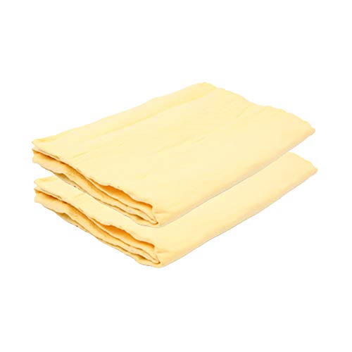 Moto Tech Big Size Drying Chamois Liquid Absorbing Multipurpose Towel for Car/Bike and Home (2 Pack)