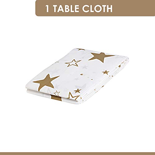 AtkEssentialProducts Waterproof Plastic Vinyl Tablecloth Elastic Edged