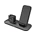 3 in 1 Wireless Charger Station Stand Pad for iPhone X/XS/XR/8/7/6s/Plus,Apple Watch Charger for Apple Watch 4/3/2/1 Airpods Charging Dock Stand for airpods 1 2