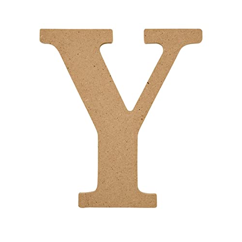 Plaid Unfinished Wood Letter, 5" Wooden Surface Perfect for DIY Arts and Crafts…