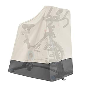 Aaaspark Indoor Fiets Cover Oefenfiets Cover, Rechtopstaande Indoor Fietsen Beschermhoes, Indoor en Outdoor Stofdicht…