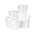 Food Grade 1.25 Gallon Bucket - 12 Pack With Lids