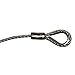 Muzata 100PCS Aluminum Crimping Loop Sleeve for Hanging and Securing 1/8