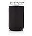 Essentra Home Matte Black Soap Dispenser with Chrome Pump for Bathroom, Bedroom or Kitchen. Also Great for Hand Lotion and Essential Oils.