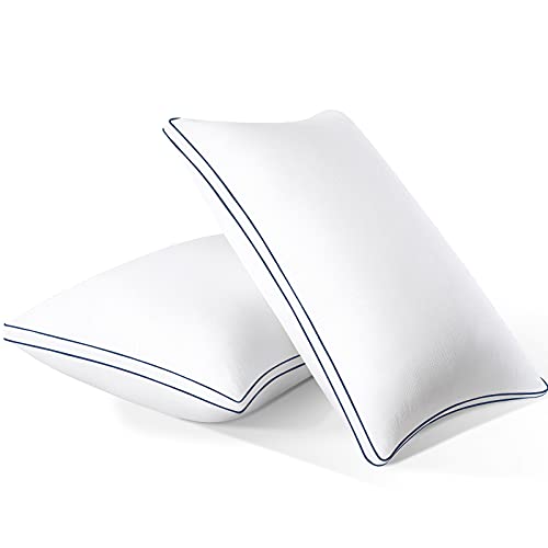 viewstar Soft Dark Blue 2 Pack King Size Pillows for Side and Back