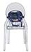 BabyToLove Easy Up Baby Booster Seat | Lightweight On The Go and Easy to Carry | Blue Stripes