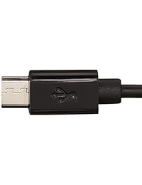 Basics Cargador de coche universal micro USB para Android   1,5 metros, Cable recto