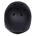 Critical Cycles Classic Commuter Bike/Skate/Multi-Sport CM-2 Helmet with 11 Vents, Matte Black, Medium: 55-59 cm / 21.75
