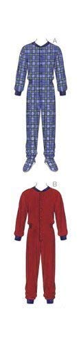 Kwik Sew K3713 Pajamas Sewing Pattern, Size S-M-L-XL-XXL