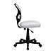 Flash Furniture Neri Low Back White Mesh Swivel Task Office Chair