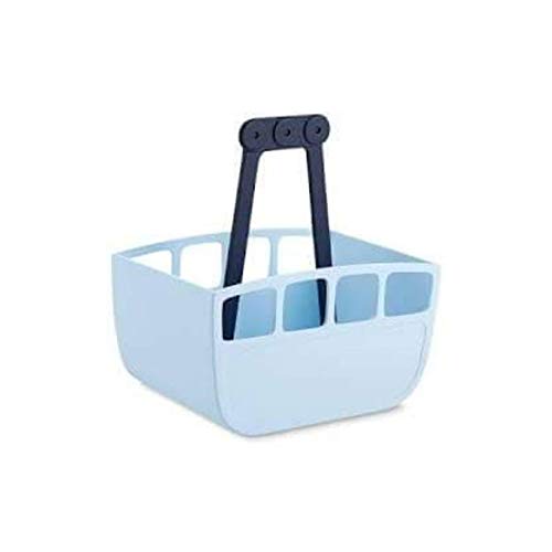 Tchibo Hanging Peg Basket Bag Style Plastic Peg Storage Peg Holder Blue