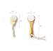 Huluwa Facial Cleansing Brush, Deep Gentle Exfoliation Face Brush with Natural Wood Handle, Soft and Effective Cleaning Facial Skin Care Tool, White
