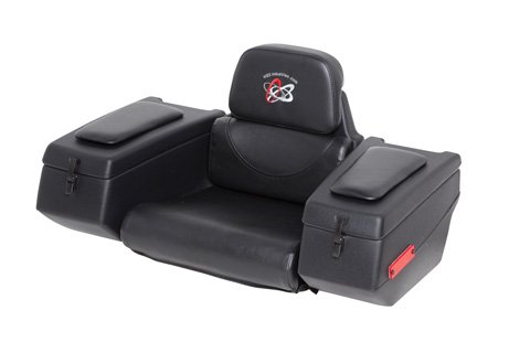 WES Industries AR-38 Rear Cargo Box Seat with Padded Arm Rest for Single Seat ATV 123-0020