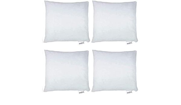 4 Lu Set Dekoratif Yastik Koltuk Yastigi Koltuk Minderi Ile Fermuar Ver Boyutlar Beyaz 60 X 60 Cm Amazon Com Tr Ev Ve Yasam