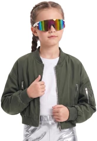 Amazon.com: WELAKEN Lightweight Multiple Pockets Zip Up Bomber
