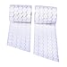 400 Pieces 0.78 Inch Diameter Sticky Magic Dots Nylon Fabric Sticky Back Coins Hook and Loop Adhesive Fastener Circles 200 Pairs,White (1000Pieces)