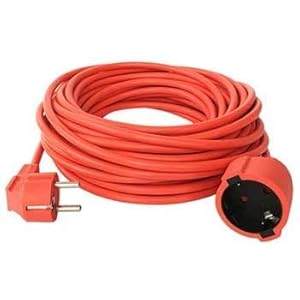 Schuko Verlengkabel, 10 m, verlengkabel, IP44, stroomkabel, tuinkabel, V13