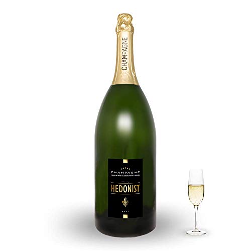 Hedonist® Champagner Brut 6 L | 100% Pinot Meunier | edles Design | feine Aromen | inkl. Holzkiste | exklusiv aus… – Bild 4