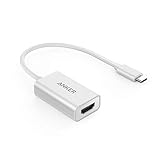 Anker USB C to HDMI Adapter, Aluminum Portable USB C Hub, Supports 4K 60Hz, for MacBook Pro 2018/2017/2016, iPad Pro 2018, Chromebook, XPS, Galaxy S10/S9/S8, and More (Silver)