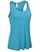 Emmalise Women's Flowey Lightweight Yoga Workout Tank Top Tee Tshirt
