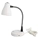 Verilux Tazza Natural Spectrum Desk Lamp, Adjustable EasyFlex Gooseneck, in-Base USB Charging Port, 2 Prong Outlet