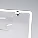 KA Depot New Stainless Steel Slim Chrome Mirror Universal Fit License Plate Frame w/Screw Caps - 2 Holes
