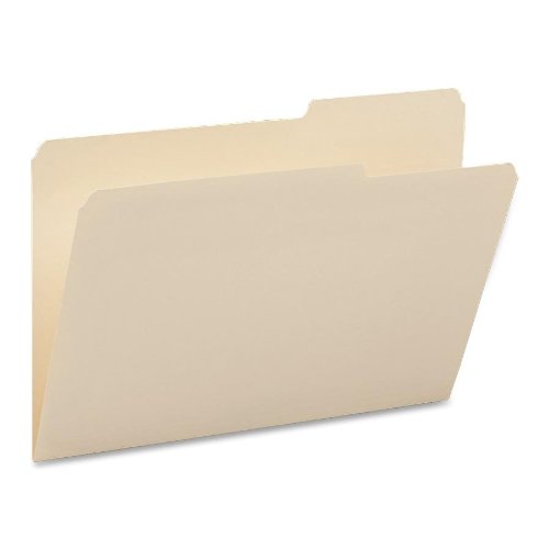 Smead File Folder, 2/5-Cut Tab Right Position, Legal Size, Manila, 100 per Box (15385)