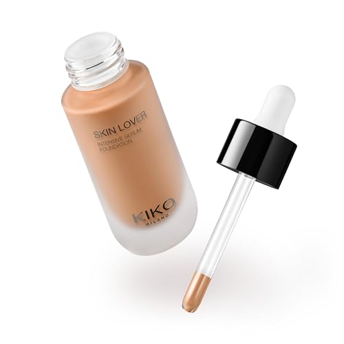 KIKO Milano Skin Lover Intensive Serum Foundation 5WO, Long-Lasting Moisturising Serum Foundation
