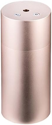 Essential Oil Aroma Diffuser Ultrasonic Humidifier Air Aromatherapy Atomizer Aluminum Alloy 180 ml (Rose Gold)