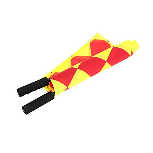 The World Cup Soccer Referee Flag Play Sports Match Football Linesman Competition Equipment Soccer Referee Flags Red/Yellow Premium Rotating Fashion Sport Soccer soccer ball soccer referee training