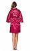 Rhinestone Mother of The Groom Robe for Women Women's Satin Kimonoe for Bridesmaid and Bride Wedding Party