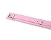 Mflying Leather Cosplay Kitty Bondage Neck Collar with Leash (Pink)