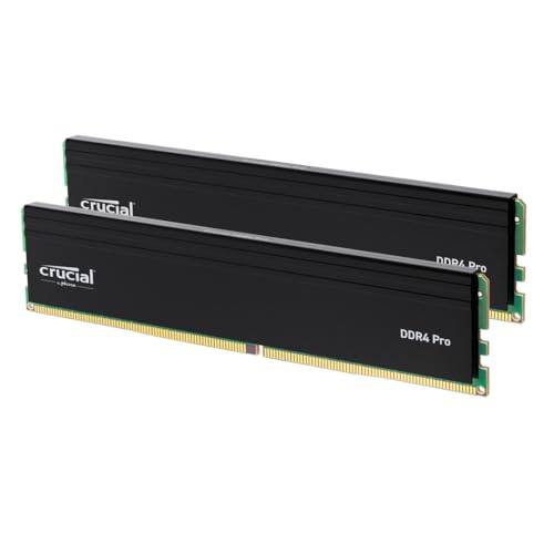 Crucial Pro DDR4 RAM 64GB Kit (2x32GB) 3200MHz, Intel XMP 2.0, PC Computer Arbeitsspeicher - CP2K32G4DFRA32A