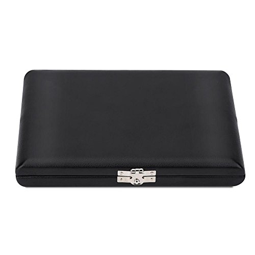 Oboe Case Storage, Wooden + PU Leather Cover Case Holder Storage Box for 10/12/20pcs Reeds Cover(For 12 reeds) - Thumbnail 6