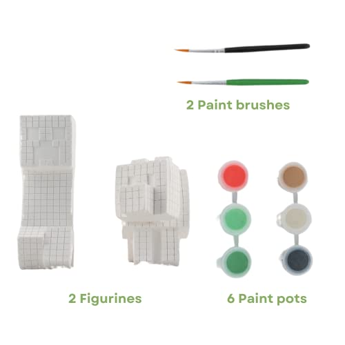 Minecraft Paint Your Own Figurines Arts And Crafts Set For Boys And