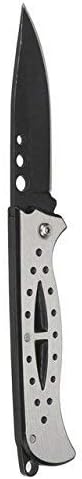 eErlik Latest desien Pocket Folding Knife with Metal Handle, Stainless Steel Blade and Liner Lock - 9Cm Closed