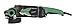 Hitachi G18SCY 7-Inch 15-Amp Low Vibration Angle Grinder, AC/DC