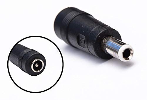 OMNIHIL Adapter Plug Converter 5.5mm x 2.1mm Female Plug to 5.5mm x2.5mm Male Plugâ€¦