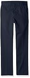 Nautica Big Boys' Uniform Flat Front Pant, Navy, Small/8